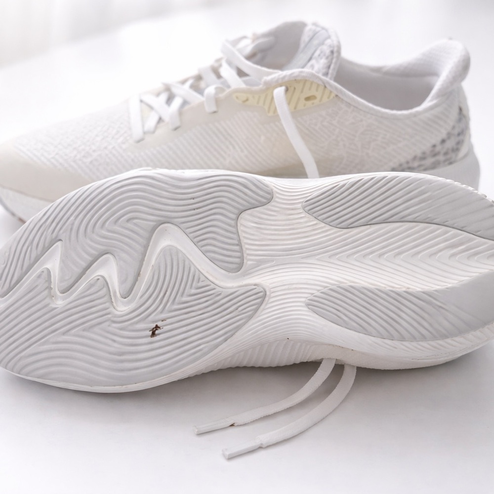 New Balance White Athletic Running Shoes